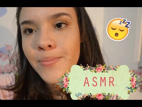 ASMR| Para relaxar e dar sono - Maquia e fala | Português