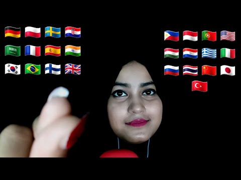 ASMR How To Say "Pluck" In Different Languages With Tingly Mouth Sounds