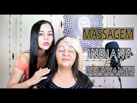ASMR: MASSAGEM INDIANA RELAXANTE | Relaxing Indian massage