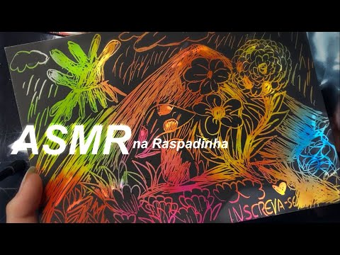 ASMR Obra de arte na RaspadinhaKKKK raspando e desenhando🎨até vc dormir😴