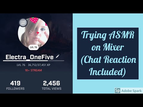 I Try ASMR On Mixer (Chat Reaction Included)