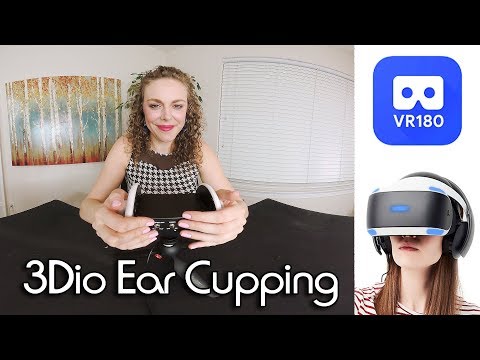 3D VR ASMR Intense Ear Cupping On 3Dio w/ Corrina VR180