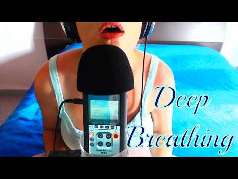 ASMR Deep Breathing and soft blowing