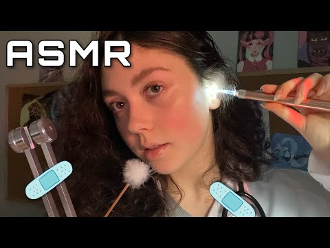 ASMR | POV: Something is Stuck in Your Ear ( inaudible whispering, medical roleplay + )