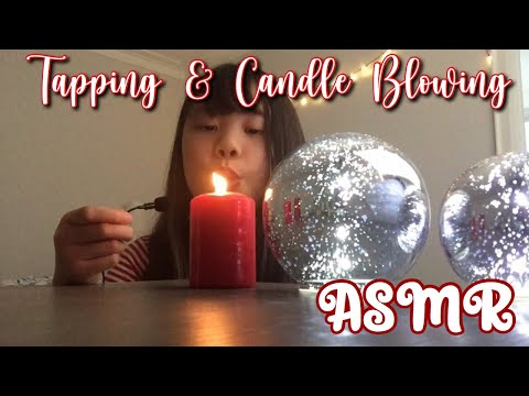 ASMR Tapping & Candle Blowing! (Very satisfying sounds) MiuLe ASMR