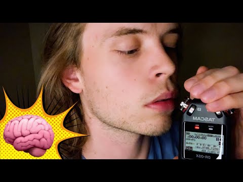 ASMR INTENSE EAR TO EAR WHISPERING (up close, sensitive, mouth sounds) TASCAM
