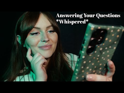 ASMR Q&A Life Update - Baby Questions, Safety Online Etc