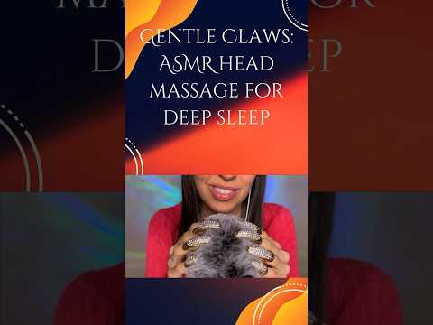 Gentle claws: ASMR head massage for deep sleep #asmr #scratching  #relaxing #deepsleep #whispering