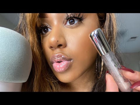 ASMR | 100 Layers of Lipgloss (Wet Mouth Sounds & Kisses)