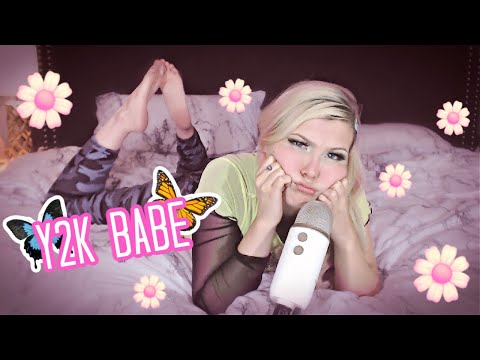 ASMR✨ Y2K Babe Mouth Sounds For Sleep (Kissies, Gibberish, Up Close) 🦋🌼