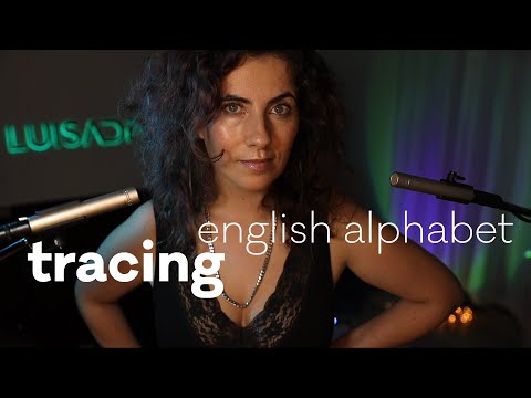 ASMR | Tracing the English Alphabet w/ Echo ^.^