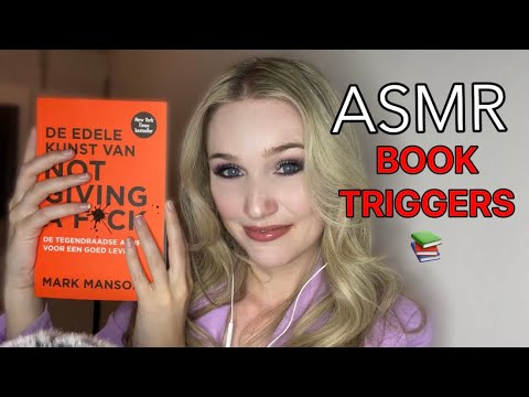 ASMR IN DUTCH 🇳🇱 | TINGLY BOOK TRIGGERS 📚 | WHISPERING
