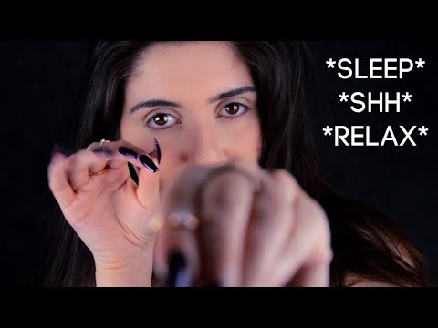 ASMR Saying 'Sleep' & 'Relax' w/ Hand Movements
