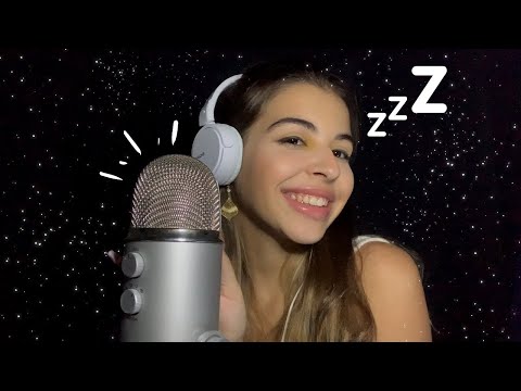 ASMR LIVE: TE INDUZINDO AO SONO PROFUNDO | Tapping, Sons de boca, Scratching...