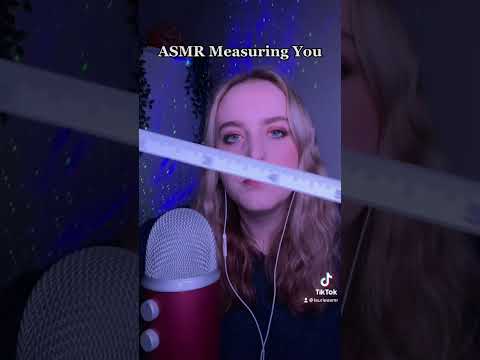 ASMR | Measuring You 📏 [personal attention] #shorts