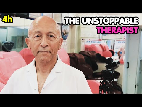 ASMR Pink Barber | 4 hours of the UNSTOPPABLE THERAPIST 😴 SLEEP AID VIDEO