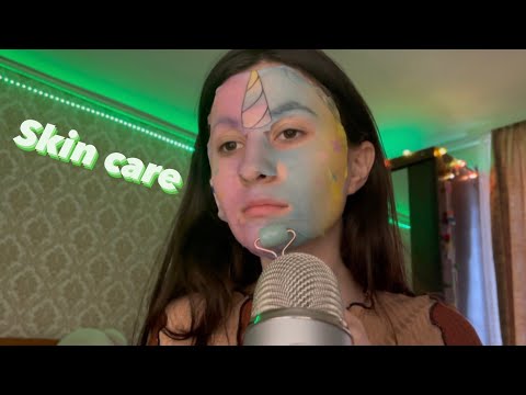 Asmr skin care in one minute