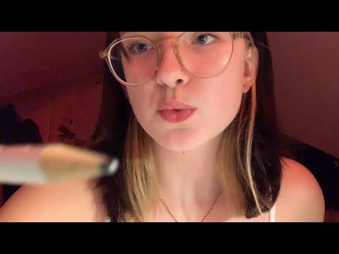 ASMR lofi drawing on your face ✏️personal attention trigger