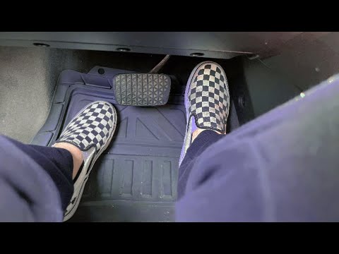 ASMR | custom revving my car & scratching
