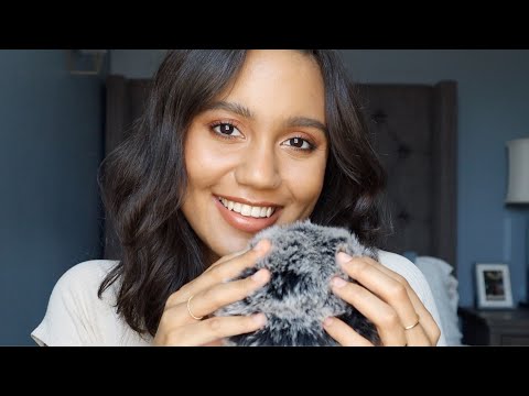 ASMR - Fluffy Mic Sounds and Whispered Rambles