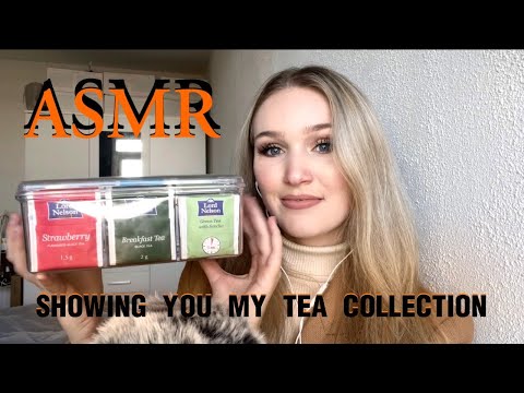 ASMR | SHOWING YOU MY TEA COLLECTION 🫖✨ | TAPPING AND CRINKLING TEA BAGS