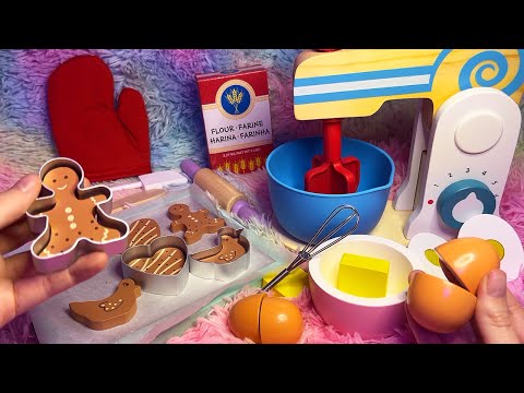 ASMR Baking Wooden Cookies RP (Whispered)