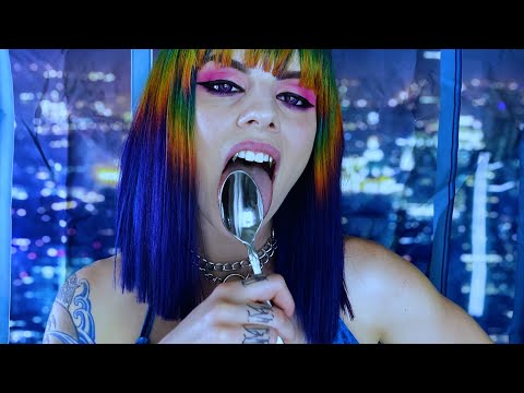 ASMR Cyberpunk Vampire Object Licking | Extreme Tingles | Metal & Plastic | No Talking After Intro