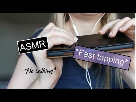 ASMR Fast tapping *Mobile headset ASMR* No talking!