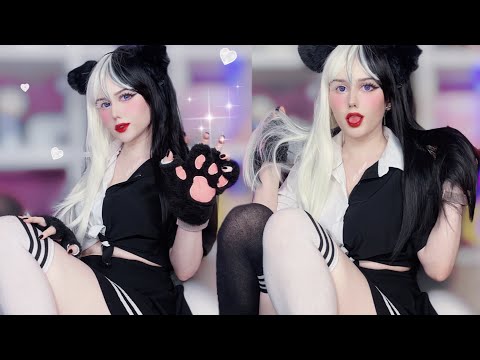 ♡ ASMR: I Want To Relax You With Black and White Triggers ♡