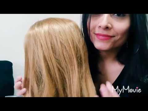 Asmr: Hair dye with foil sounds
