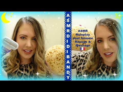 ASMR Francais Roleplay Rasage/Massage pour Homme French ASMR