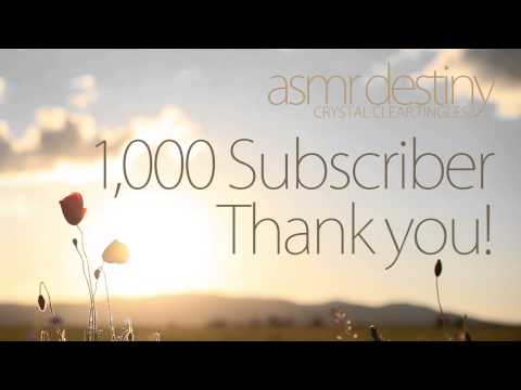 1,000 Subscribers Thank you + Tingly Sounds Bonus! (read description)