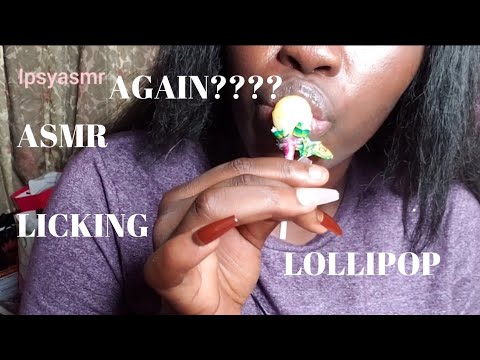 ASMR lollipop 🍭 extreme wet mouth sounds