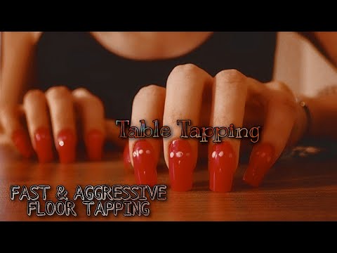 ASMR Fast & Aggressive Table / Floor Tapping (No Talking)