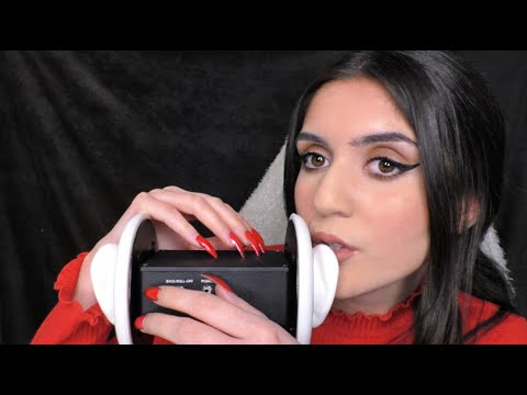 ASMR Ear To Ear Mouth Sounds, intense, lots of breathing