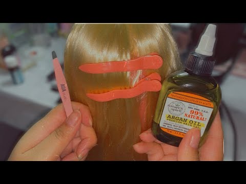 ASMR| Scalp check & treatment 💆🏼‍♀️- lots of tingly sounds 😴