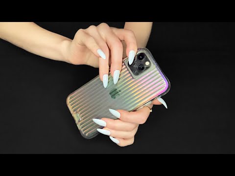 ASMR Gentle Tapping on Phone Case and Screen (no talking)