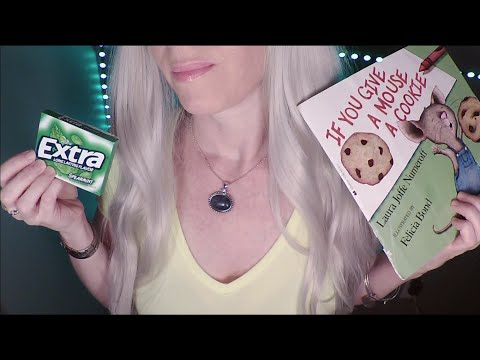 ASMR Gum Chewing Whispered Bed Time Story