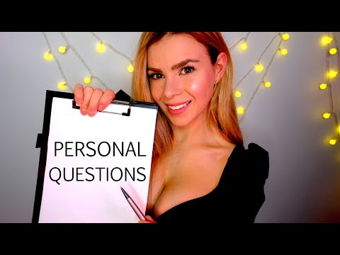 ASMR ASKING YOU PERSONAL QUESTIONS AT 1000% SENSITIVITY