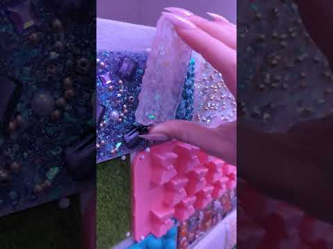 Bubbly resin + beads [LOFI ASMR] From my Trigger Trail video (link in description) #shorts