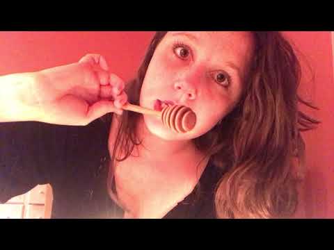 ASMR Honey Comb Counter and Gum Chewing + Variety of Triggers