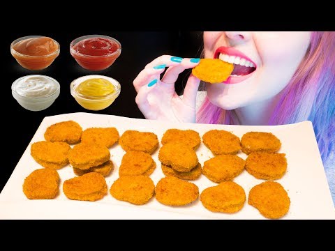 ASMR: Super Crispy Chicken Nuggets | McDonald's Style Challenge ~ Relaxing Eating [No Talking|V] 😻