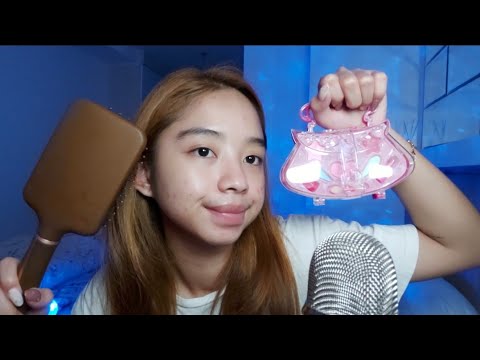 ASMR tapping on random item with new nails 🤭