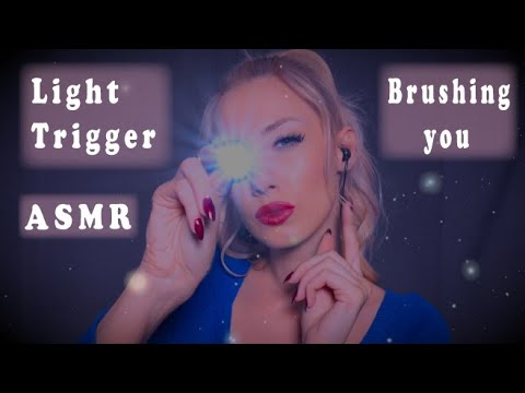 ∼ ASMR ∼ Follow the Light for Sleep, Face Brushing, Up-Close Personal Attention,  Hand Movements 😴🙌