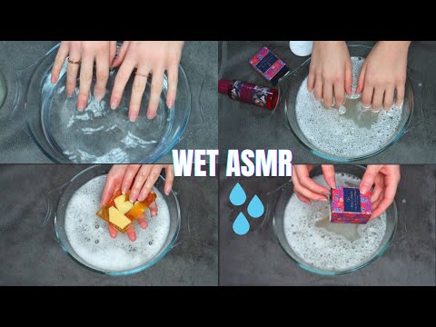 ASMR Water & Soap Sounds | Tapping & Scratching (no talking)