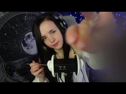 ASMR - Ear and face brushing - super soothing and relaxing :)