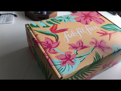 ASMR Unboxing Fab Fit Fun Box/Show & Tell (Whispered)