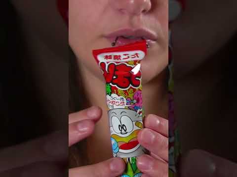 ASMR Eating Super Crunchy Japanese Snack! Crunchy, chewing, swallowing!