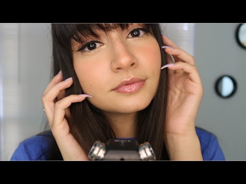 ASMR Hair Play & Nail Tapping (Inaudible Whispering)