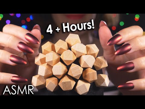 [4+ Hours ASMR] 😴 Unique Relaxing Wood Sound to Fall Asleep (No Talking)